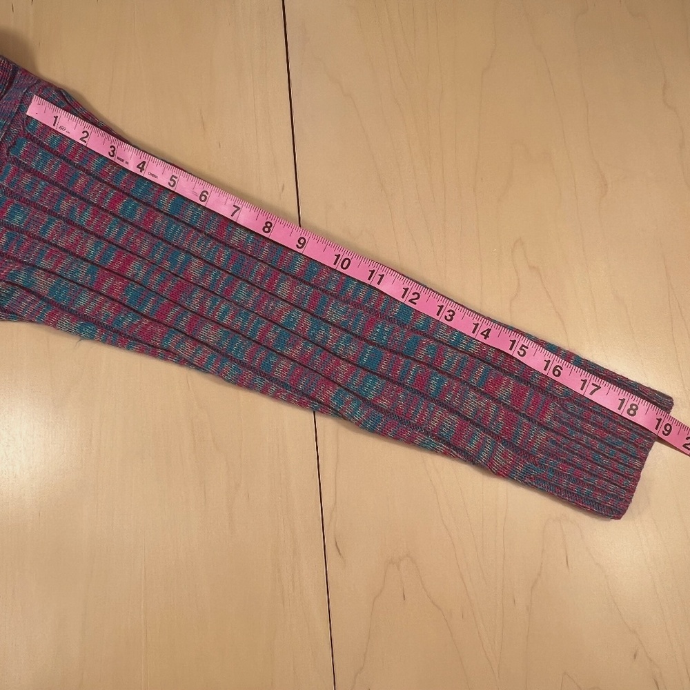 Wild Fable Vibrant Pink and Teal Cardigan - Picture 9 of 11